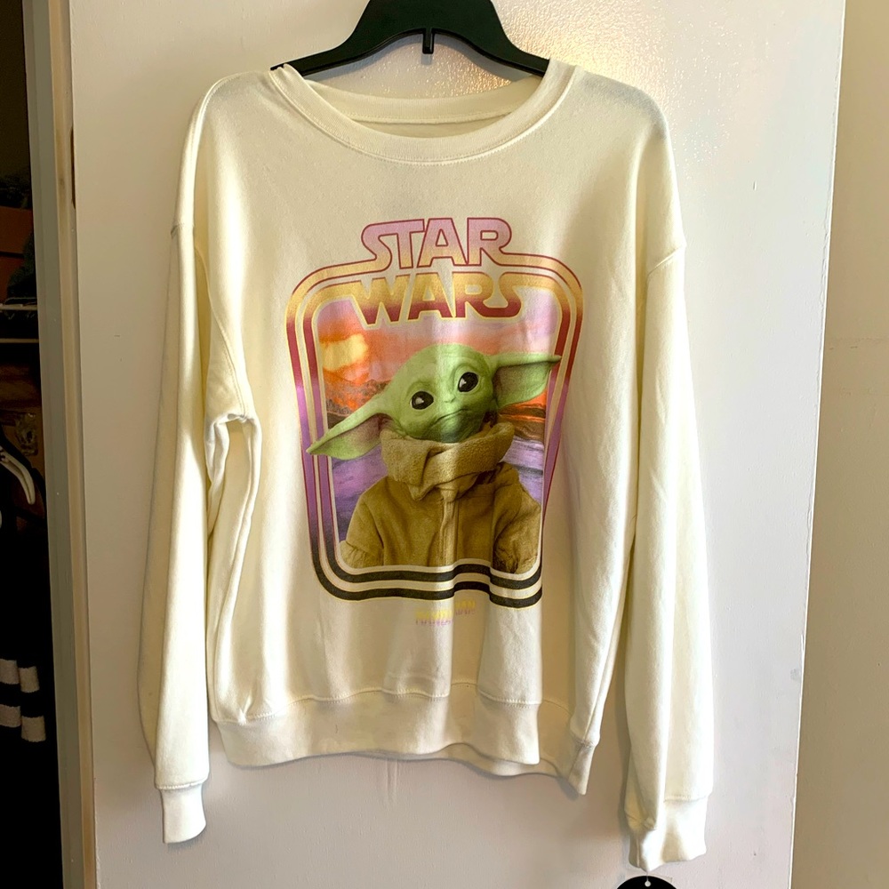 Star Wars baby Yoda Long sleeve shirt size large